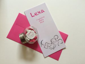 geboortekaartje Lexa